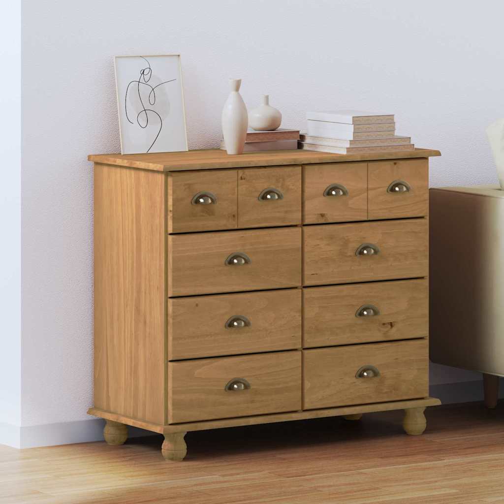 Commode 'Askim'he 91X40X79 Cm Bois De Pin Massif