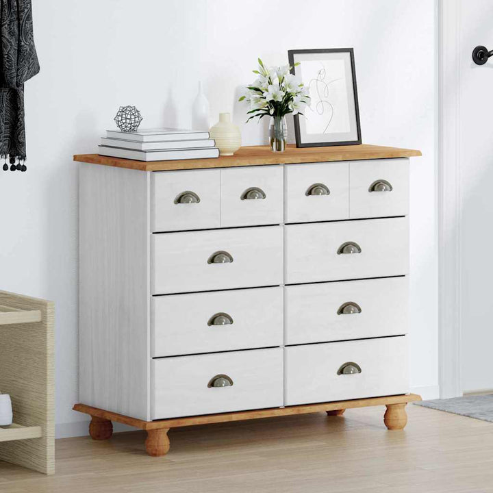 Commode 'Askim'he 91X40X79 Cm Bois De Pin Massif