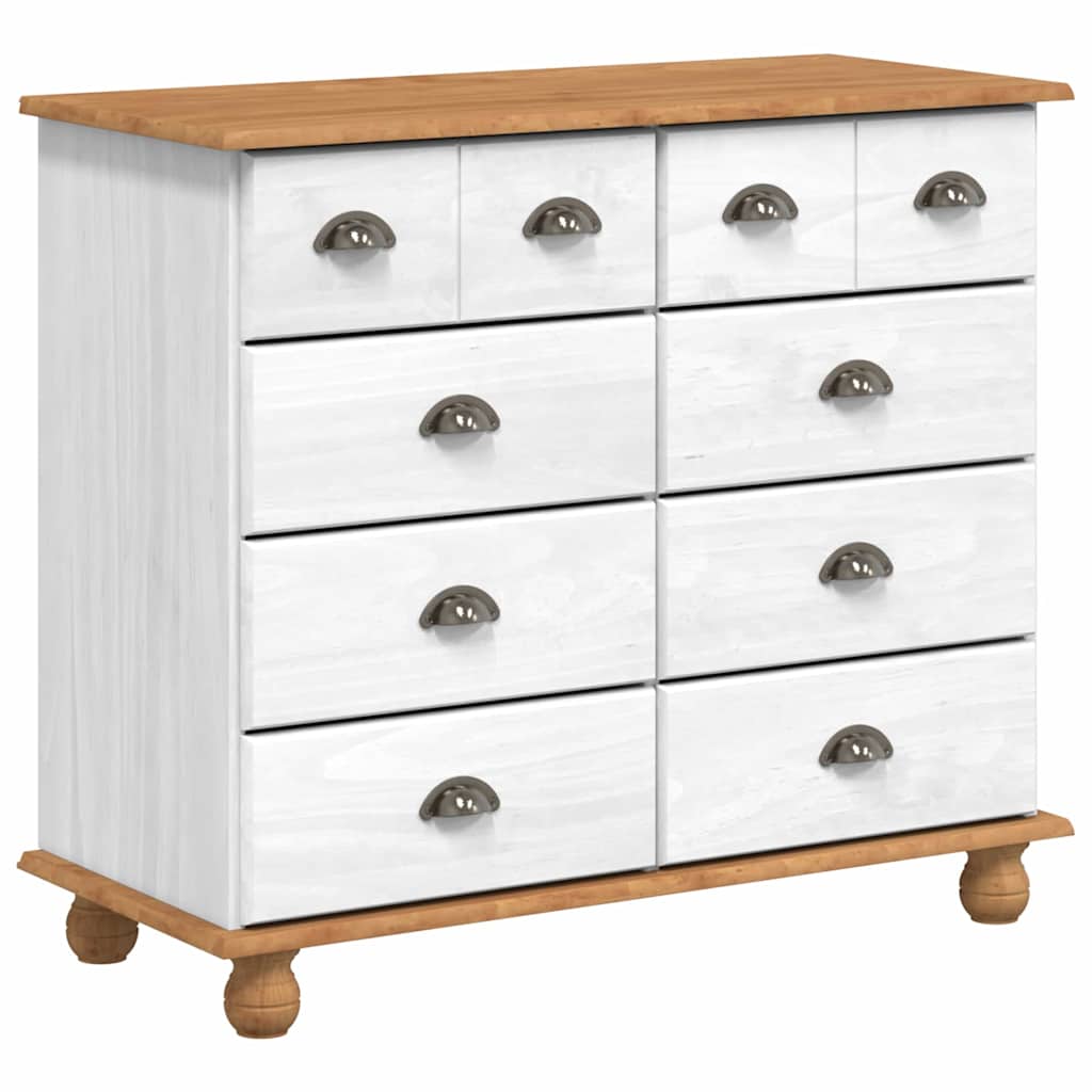 Commode 'Askim'he 91X40X79 Cm Bois De Pin Massif