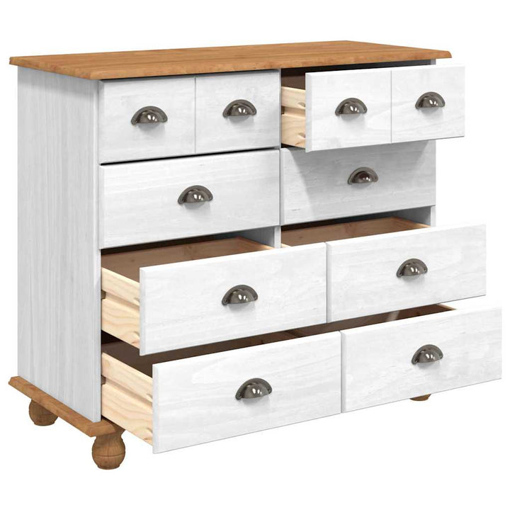 Commode 'Askim'he 91X40X79 Cm Bois De Pin Massif