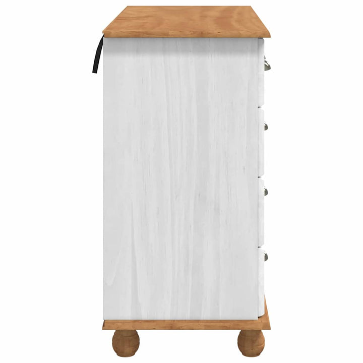 Commode 'Askim'he 91X40X79 Cm Bois De Pin Massif