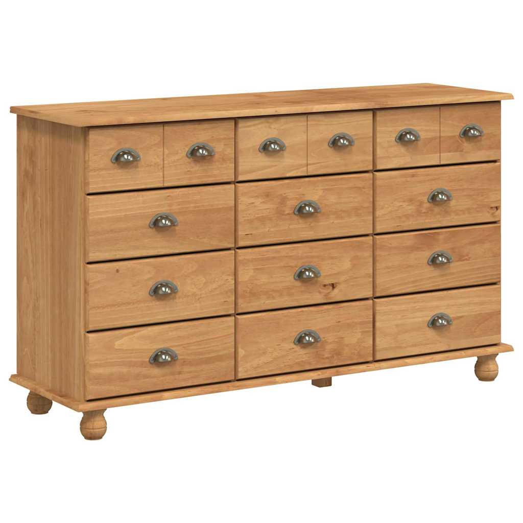 Commode &quot;Askim&quot; 79X40X133.5 Cm Bois Massif De Pin