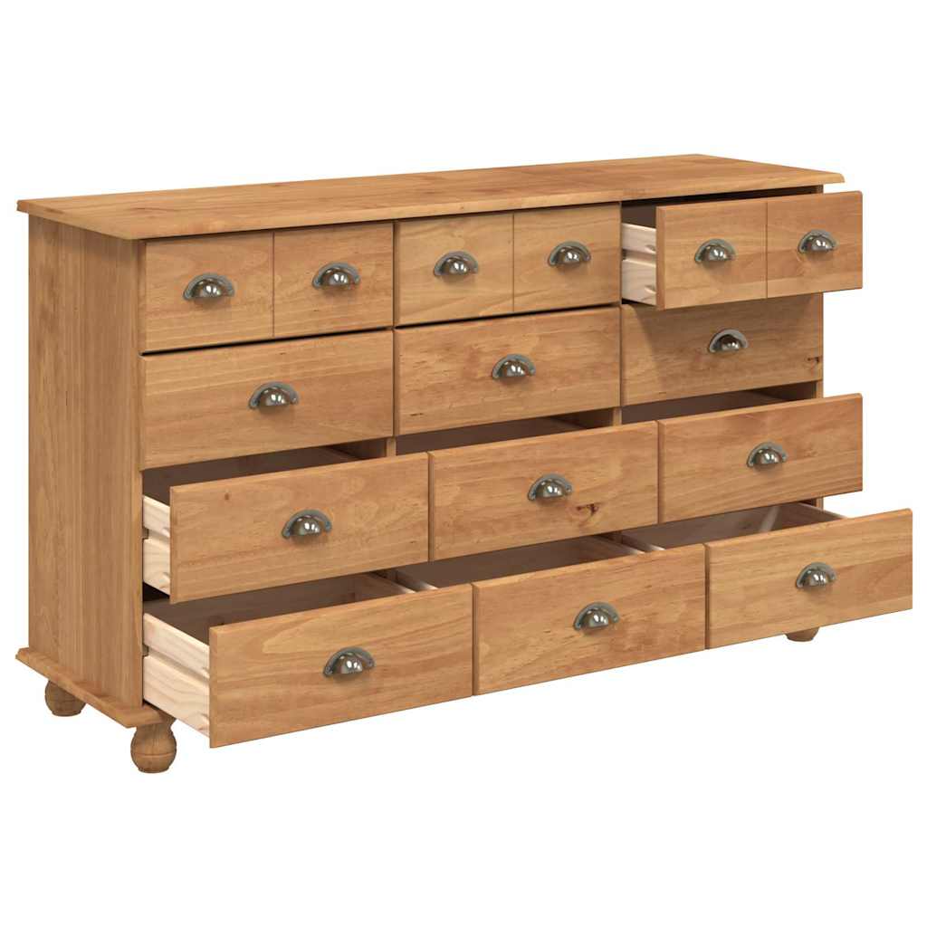 Commode &quot;Askim&quot; 79X40X133.5 Cm Bois Massif De Pin