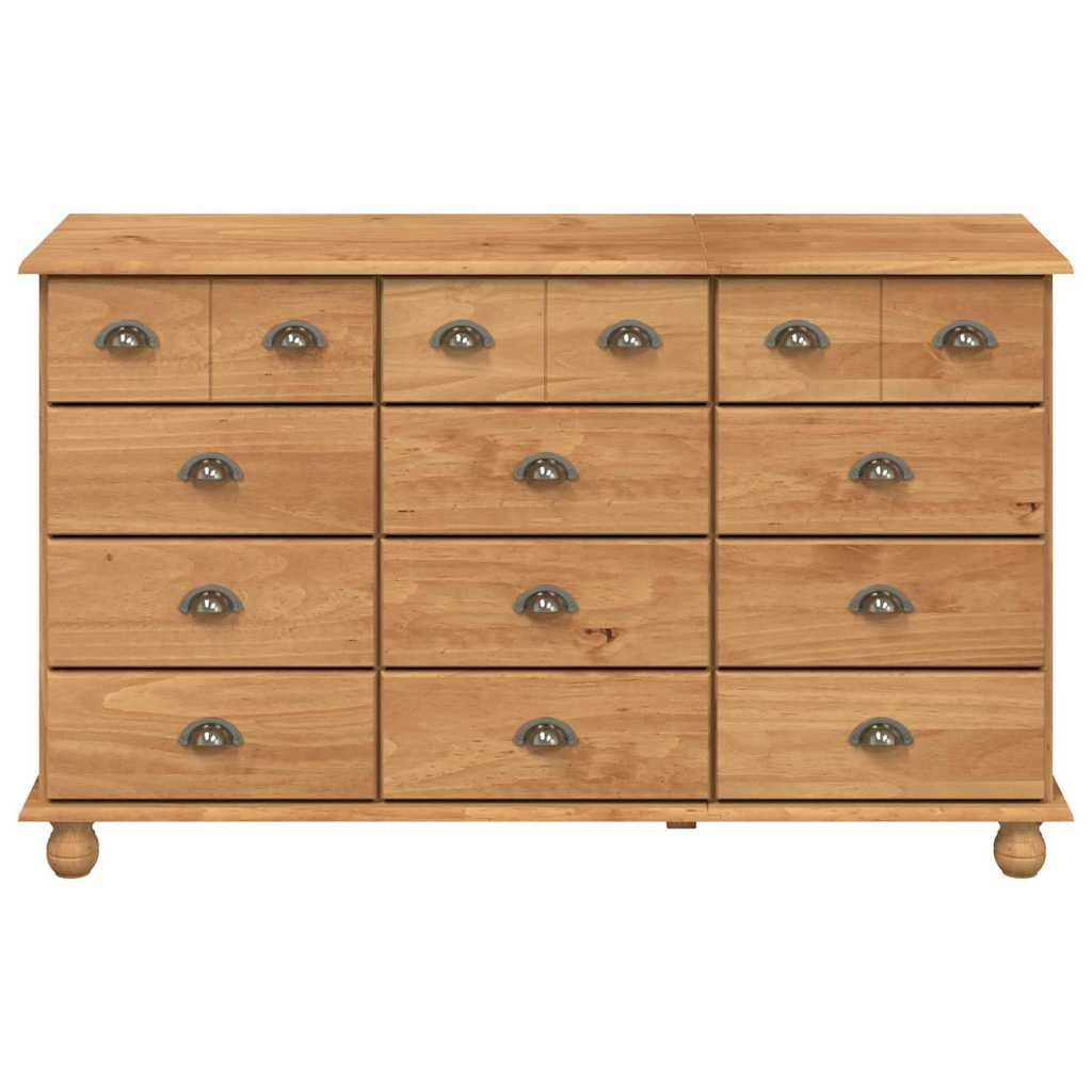 Commode &quot;Askim&quot; 79X40X133.5 Cm Bois Massif De Pin