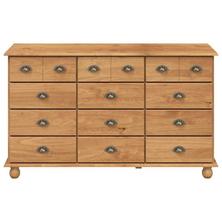 Commode &quot;Askim&quot; 79X40X133.5 Cm Bois Massif De Pin