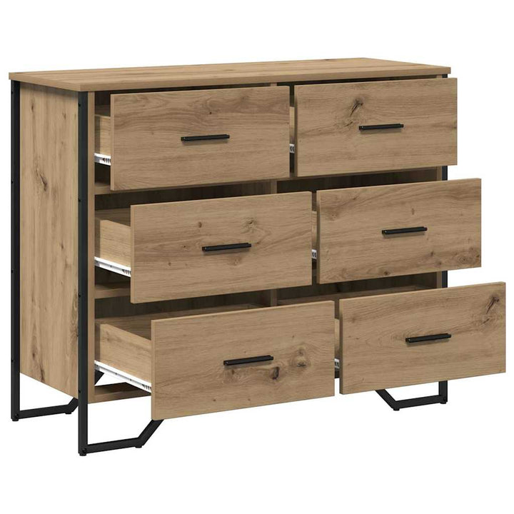 Commode 91X35.5X74.5 Cm Bois Reconstitué