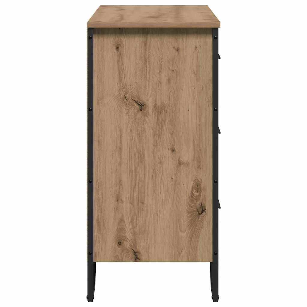 Commode 91X35.5X74.5 Cm Bois Reconstitué