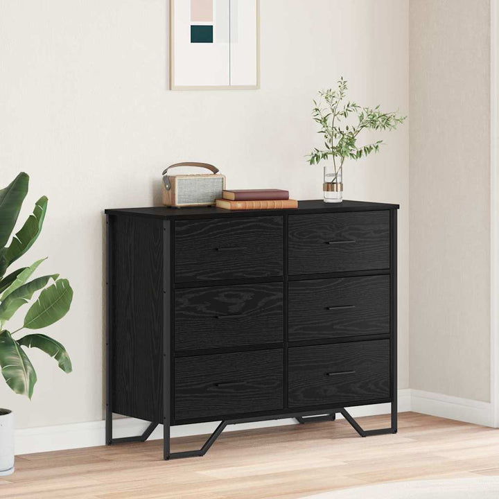 Commode 91X35.5X74.5 Cm Bois Reconstitué