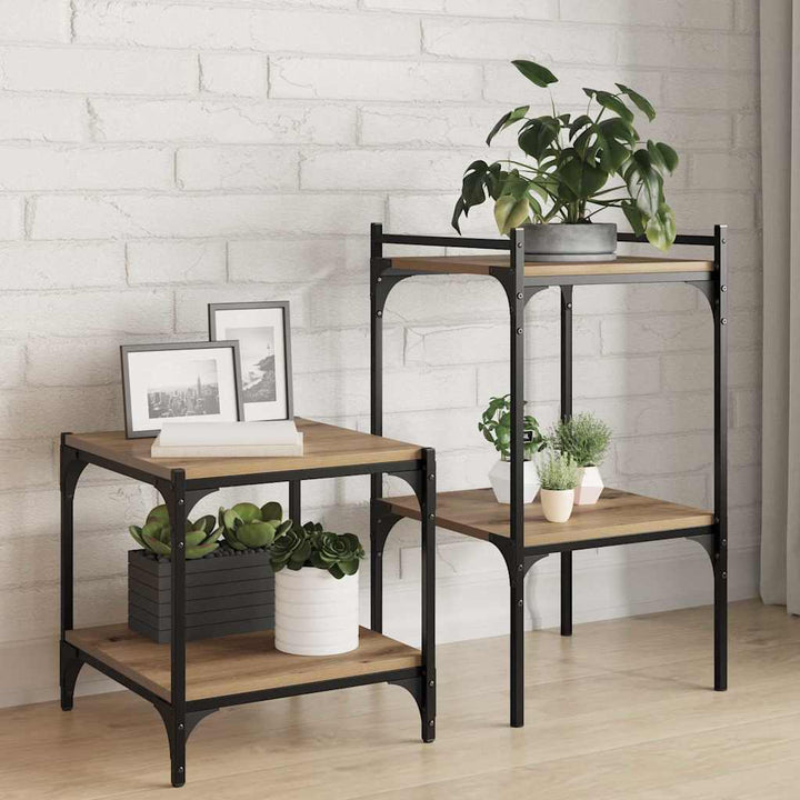 Panneau De Bibliothèque 4 Pcs 40X30X1,5 Cm Chêne Artisanal