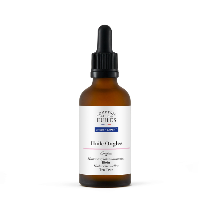 Huile Fortifiante Bio – Croissance & Soin des Ongles | À l’Huile de Ricin & Tea Tree | Certifiée Bio