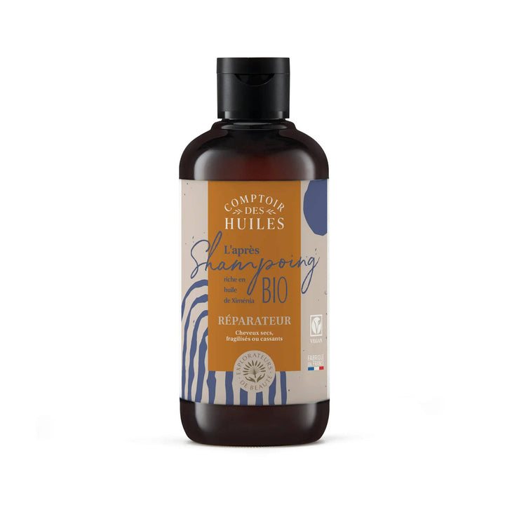 Après-Shampooing Réparateur à l’Huile de Ximenia Bio – Nutrition Intense et Brillance Naturelle