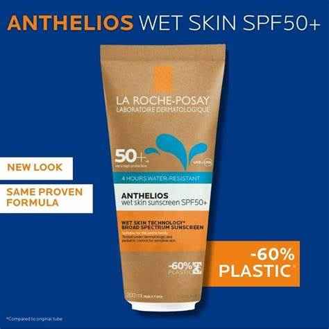 La Roche-Posay Anthelios Lotion Solaire Wet Skin SPF 50+ – Haute Protection, Peaux Sensibles