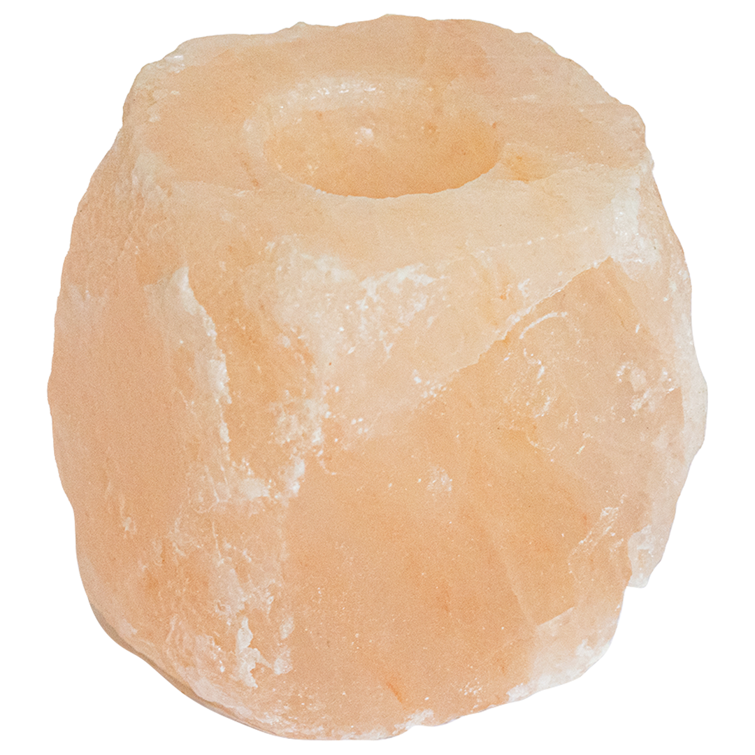 Bougeoirs En Pierre De Sel  4 Pièces 2,8 Kg Rose