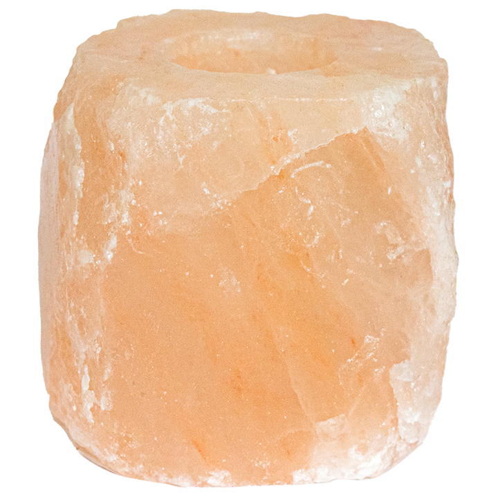 Bougeoirs En Pierre De Sel  4 Pièces 2,8 Kg Rose