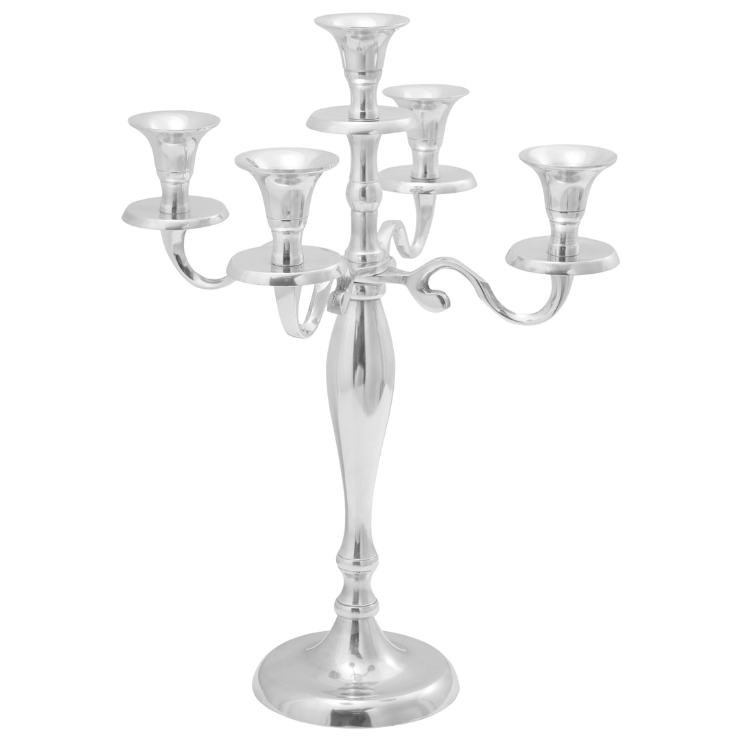Bougeoir  Argent Aluminium