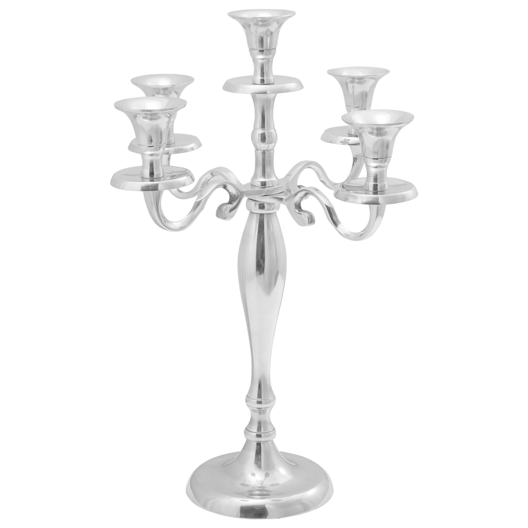 Bougeoir  Argent Aluminium