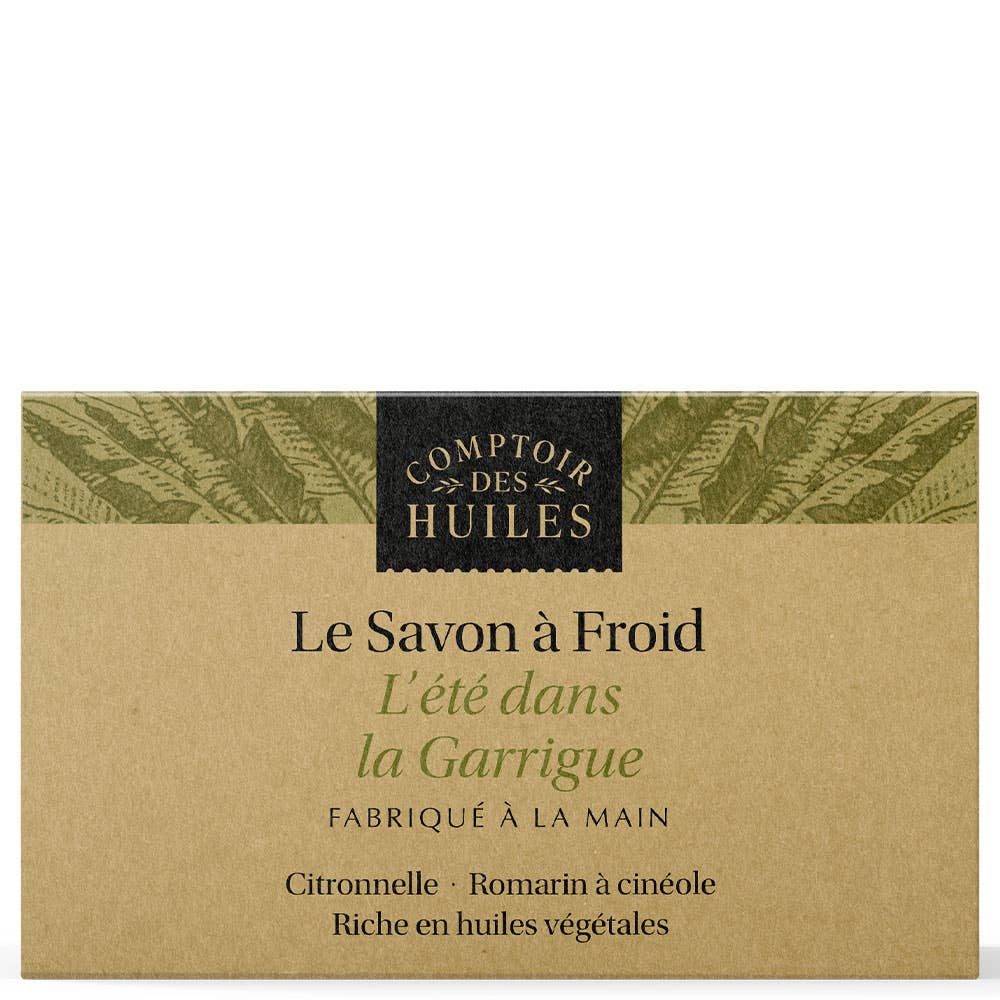 Savon Naturel Bio « Été dans la Garrigue » – Corps | Tonifiant et Purifiant | Fabriqué à la Main | 86/100 sur Yuka 🥕