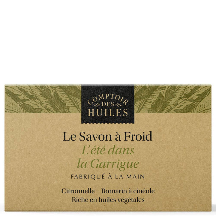 Savon Naturel Bio « Été dans la Garrigue » – Corps | Tonifiant et Purifiant | Fabriqué à la Main | 86/100 sur Yuka 🥕