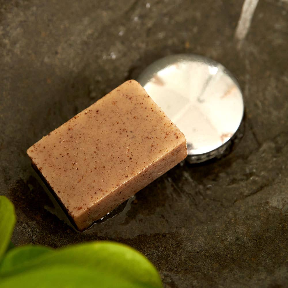 Savon Exfoliant Bio aux Tourteaux de Moringa – Corps | Fabriqué à la Main en France | 100/100 sur Yuka 🥕