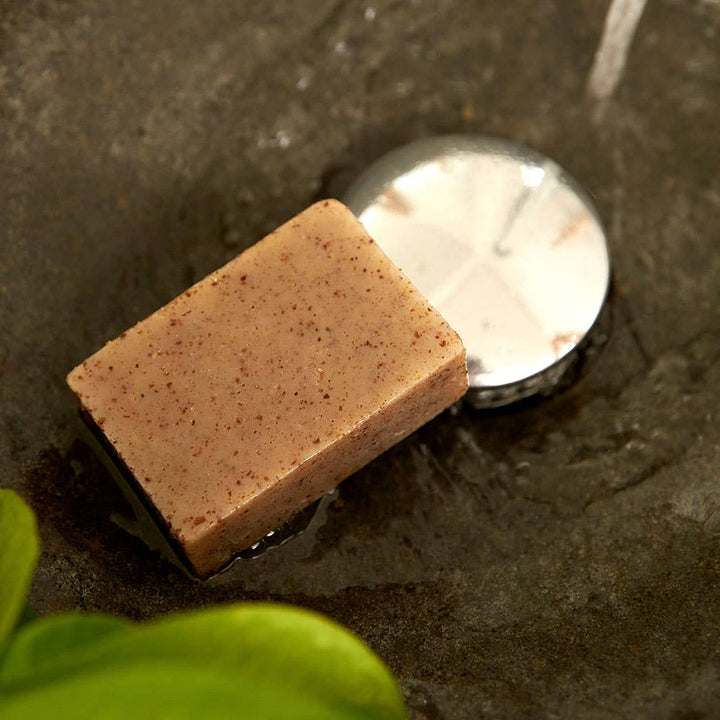 Savon Exfoliant Bio aux Tourteaux de Moringa – Corps | Fabriqué à la Main en France | 100/100 sur Yuka 🥕
