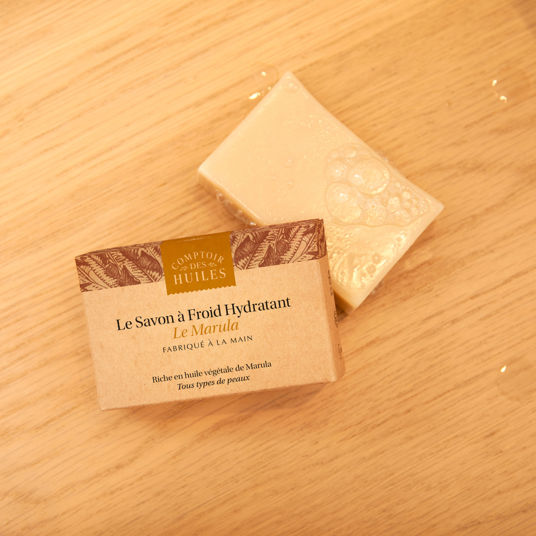 Savon à Froid Surgras au Marula Bio – Visage et Corps | Nourrissant, Protecteur et Sans Parfum | Fabriqué à la Main