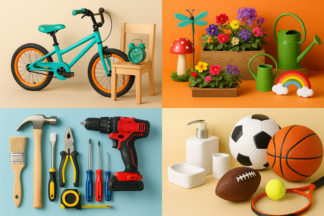 Meubles vélo enfant décoration jardin maison bricolage outillage salle de bain sportifs 