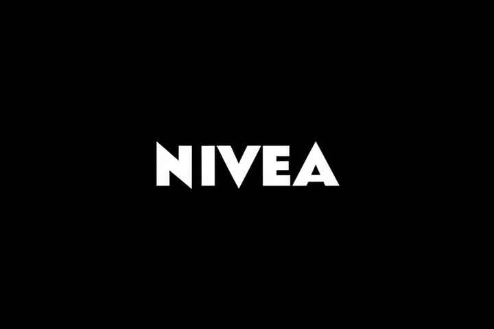  Nivea “White Logo on Black Background