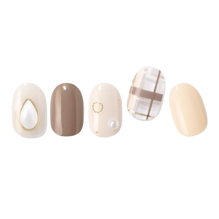 ÉDGEU - Perfect Gel Nail Wraps (ENP216 Pearl Locket)