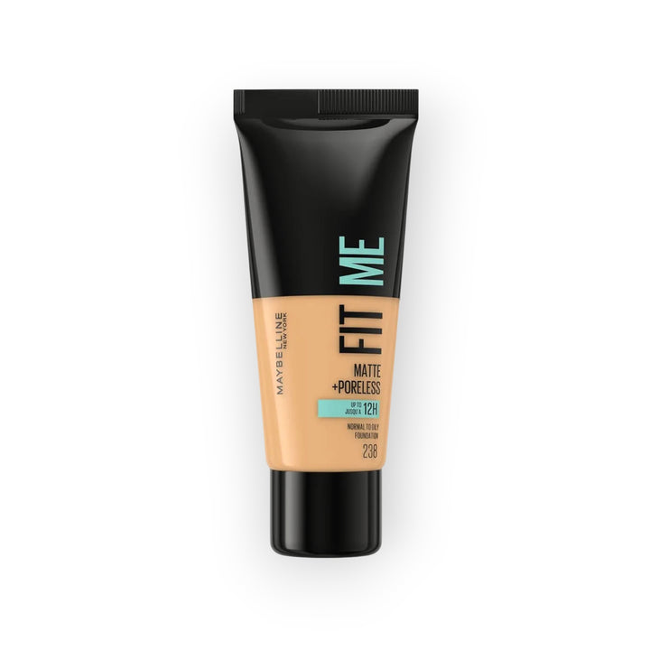Maybelline Fit Me Matte + Poreless Foundation – 128 Warm Nude (30 ml)