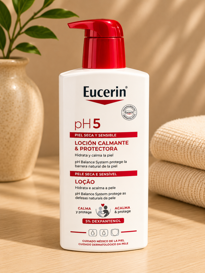 Eucerin pH5 Lotion Calmante &amp; Protectrice – Peaux Sèches et Sensibles – 400 ml