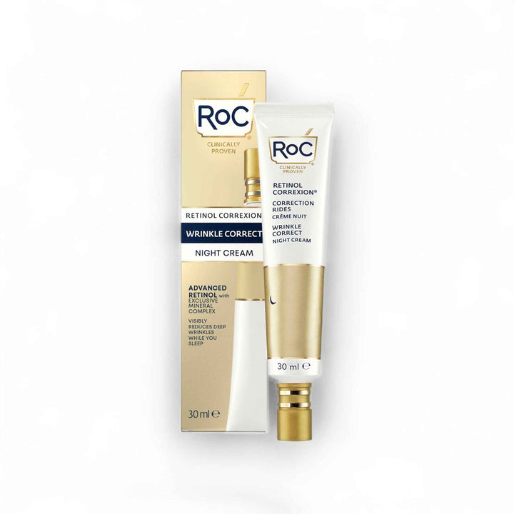 RoC Retinol Correxion Crème Nuit Anti-Rides – Soin Nuit Raffermissant au Rétinol Avancé