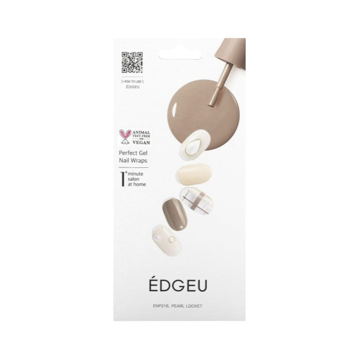 ÉDGEU - Perfect Gel Nail Wraps (ENP216 Pearl Locket)