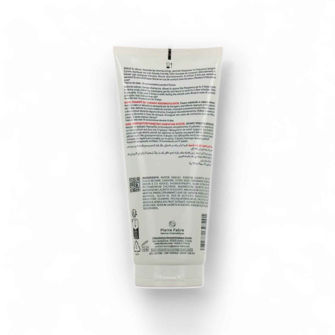 Ducray Sabal Shampooing Traitant Sébo-Régulateur – Cheveux Gras – 200 ml