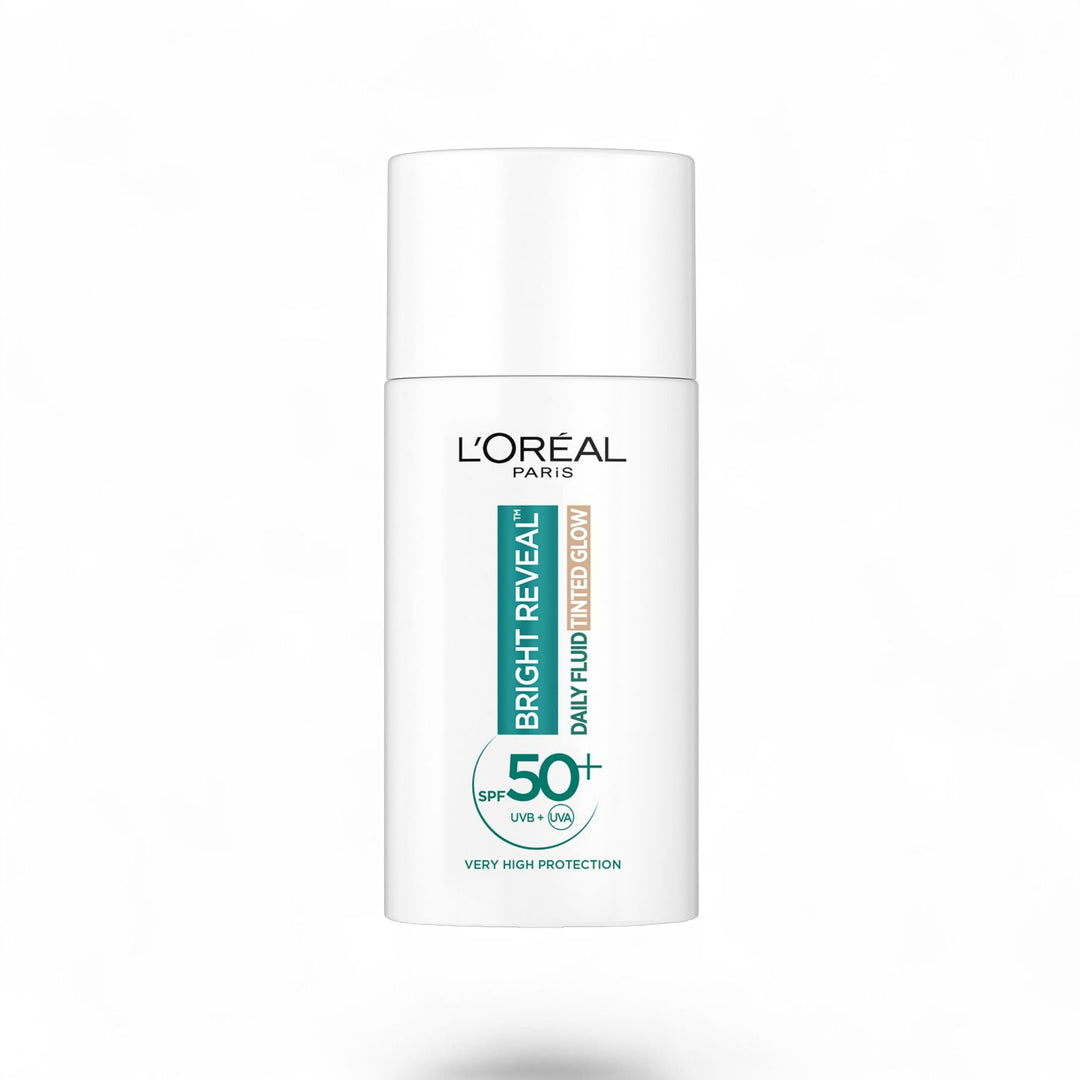 L’Oréal Paris Bright Reveal SPF 50+ – Fluide Teinté Éclat Quotidien au Niacinamide 50 ml - Wifna