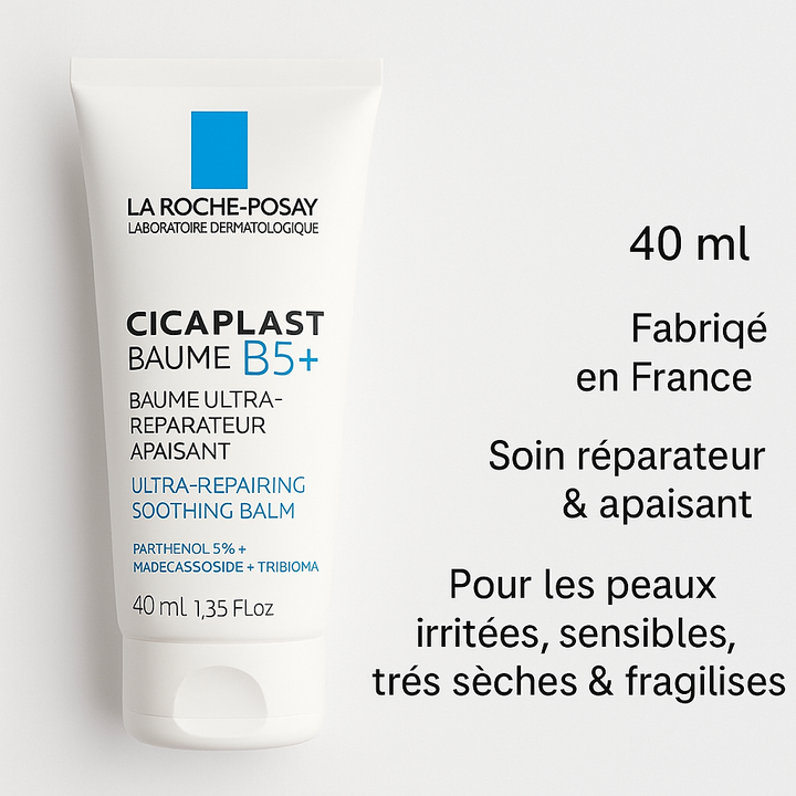 La Roche-Posay Cicaplast Baume B5+ – Baume Réparateur Apaisant Multi-usage 40 ml