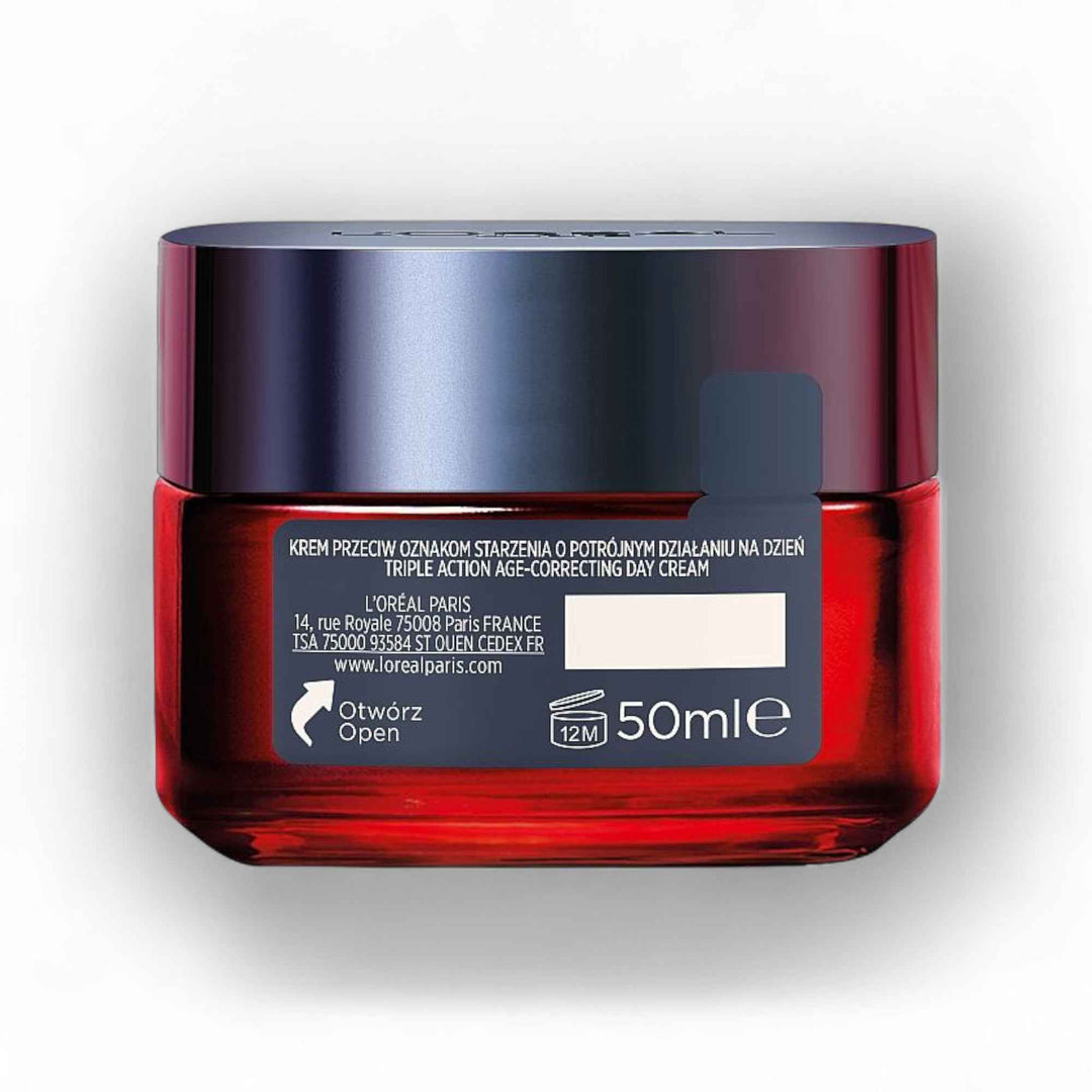 L’Oréal Paris Revitalift Laser Crème de Jour Anti-Âge – Action Triple : Rides, Fermeté, Éclat – 50 ml