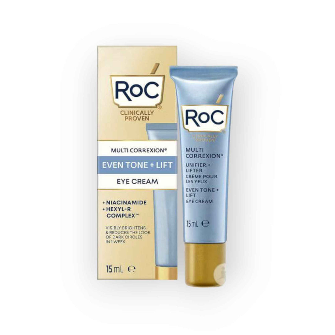 RoC Multi Correxion – Crème Yeux Éclat & Fermeté à la Niacinamide & Hexyl-R Complex