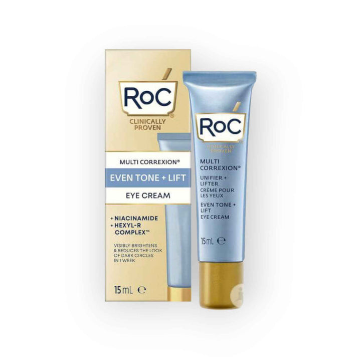 RoC Multi Correxion – Crème Yeux Éclat & Fermeté à la Niacinamide & Hexyl-R Complex