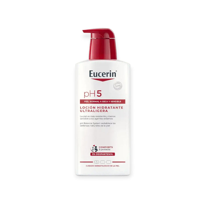 Eucerin pH5 – Lotion Hydratante Ultralégère Peau Sensible – 400 ml