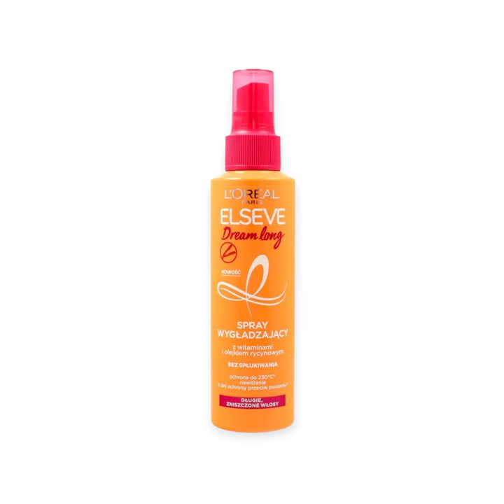 L’Oréal Paris Elseve Dream Long Heat Slayer – Spray Thermo-Protecteur 230°C Anti-Frisottis – 150 ml