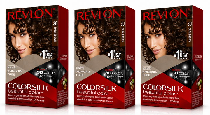 ColorSilk Beautiful Color 30 Dark Brown – Coloration Permanente Sans Ammoniaque