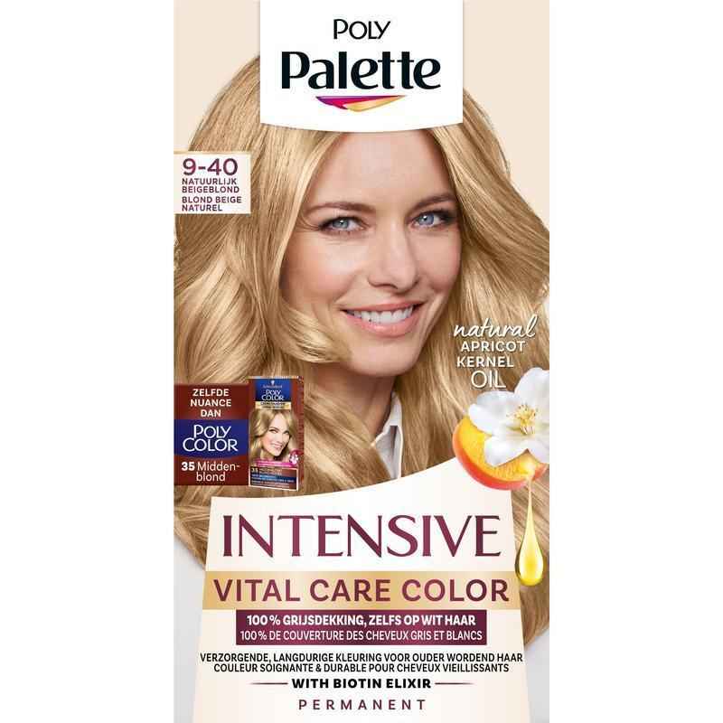 Vitalcare Poly Palette 9-40 – Blond Beige Naturel – 115 ml