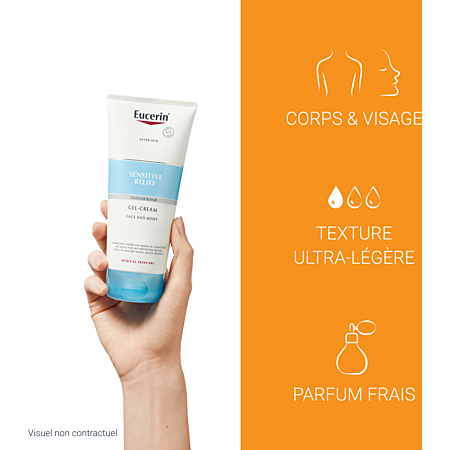 Eucerin After Sun Sensitive Relief Gel-Cream – Visage & Corps – 200 ml
