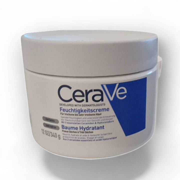CeraVe Baume Hydratant – Soin Nourrissant Visage & Corps Peaux Sèches à Très Sèches 340g