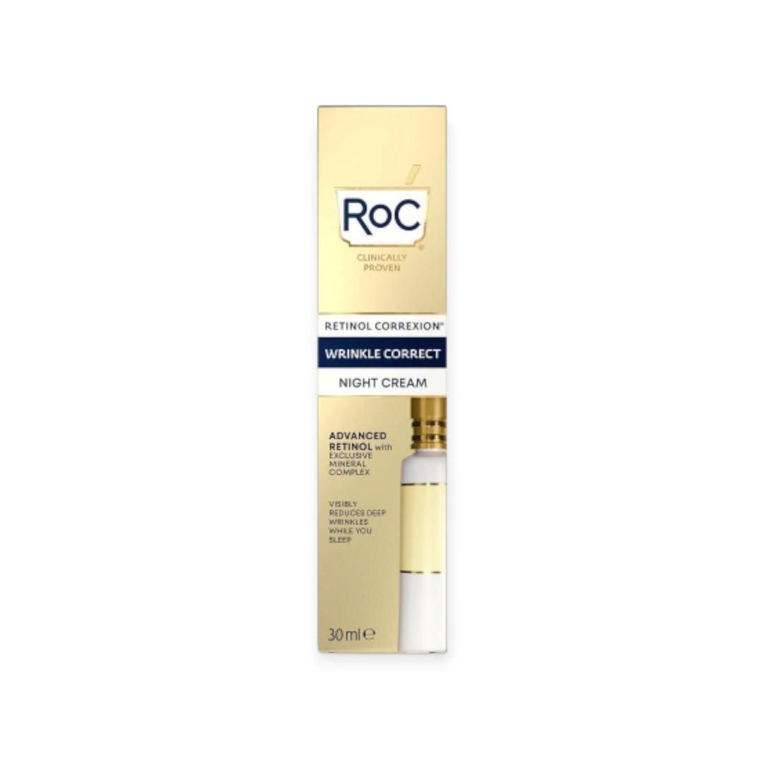 RoC Retinol Correxion Crème Nuit Anti-Rides – Soin Nuit Raffermissant au Rétinol Avancé