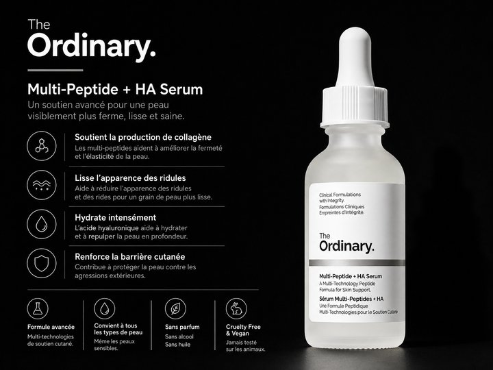 Sérum Multi-Péptides + HA - Sérum anti-âge