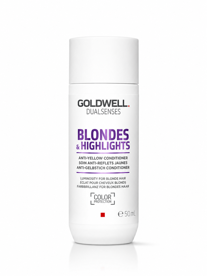 Goldwell Dualsenses Blondes &amp; Highlights – Après-Shampooing Anti-Jaunissement (30 ml)