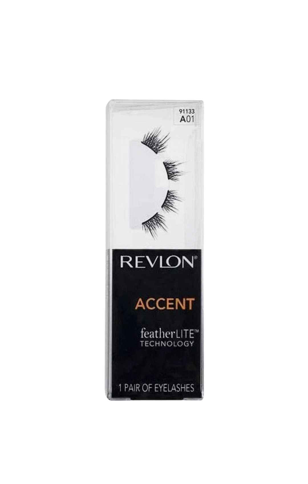 Faux Cils Revlon Featherlite Accent 91133 Noir 10 mm