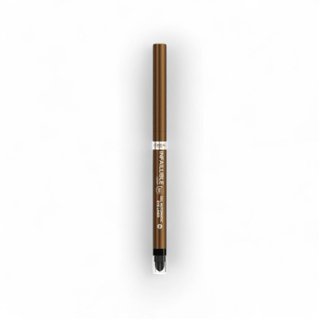 L’Oréal Paris Infaillible Grip Gel Automatic Eyeliner 012 Bronzed Espresso – Crayon Yeux Longue Tenue 36H - Wifna