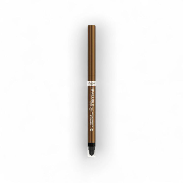 L’Oréal Paris Infaillible Grip Gel Automatic Eyeliner 012 Bronzed Espresso – Crayon Yeux Longue Tenue 36H - Wifna